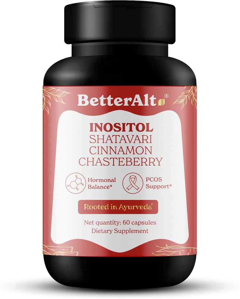 Mejor Complejo de Alt Inositol ← Soporta Ciclo Soporte &amp; Salud Hormonal TEN Shatavari, Cohosh Negro, Berry Chaste, D-Chiro Inositol ← 1-Mes Pack