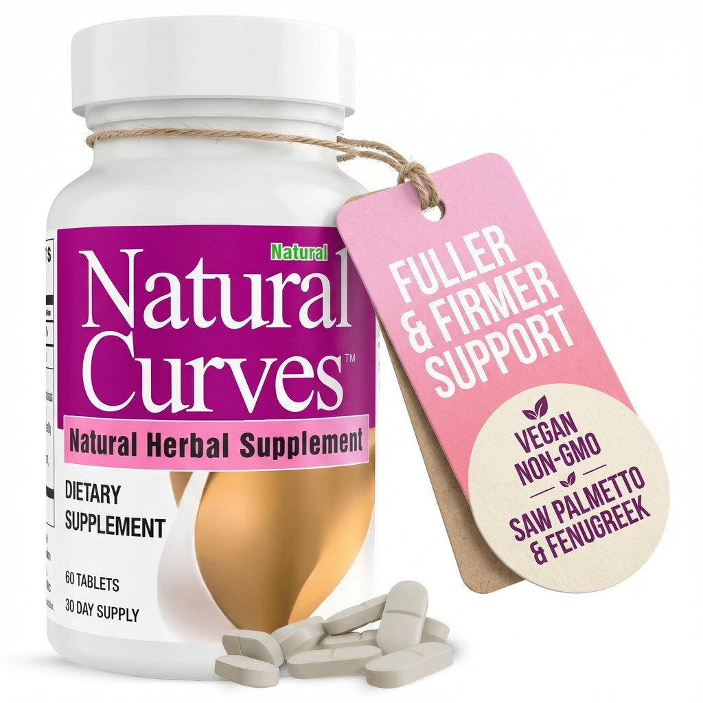 Suplemento Herbal Bust Enhancer con Saw Palmetto Fenugreek Wild Yam Black Cohosh Vegan Non GMO 60 Capsules Fuller Firmer Bust Support for Women