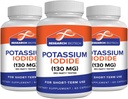 Max-Bio Potasio Iodide 130mg cápsulas - 180 cuenta - Suplemento dietético para el soporte y protección de tiroides