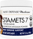 Host Defense Stamets 7 Mushroom Powder - 7 Especies Blend - Mushroom Supplement for Immune Support with Royal Sun Blazei, Cordyceps, Reishi, Maitake, Lion's Mane, Chaga & Mesima - 3.5 oz (66 Servings)*