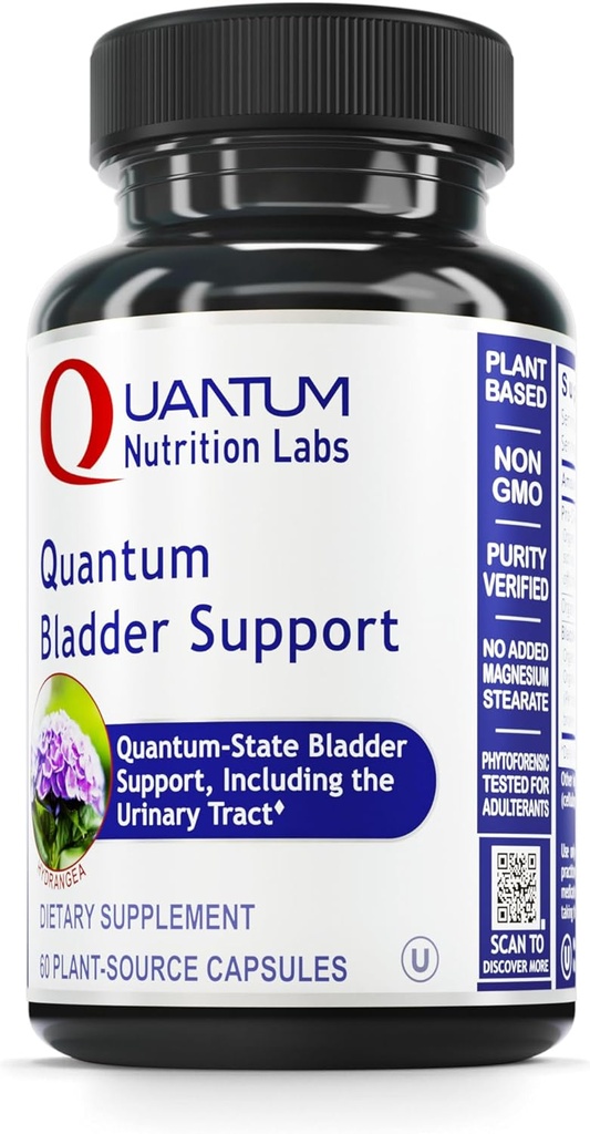 QNL Quantum Bladder Support - Cranberry Capsules for Urinary Tract Support - Aids Bladder Health - Organic Cranberry Supplement for Women & Men - 60 Plant-Source Capsules