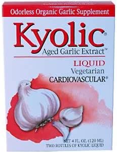 Wakunaga - Kyolic, Aged Extract, Cardiovascular, Liquid, 2 botellas, 2 fl oz (120 ml)