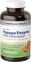 American Health Chewable Papaya Enzyme con clorophyll 600 Chwbls