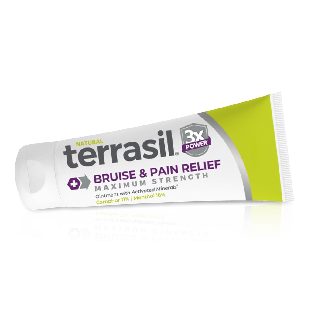 Terrasil Bruise Cream for Thin Skin Bruises, Senile Purpura Treatment, Helps Relieve Discoloration, Swelling with Arnica Extract and Natural Ingredients for Elderly Skin Bruising, 1.7 Oz