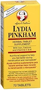 Lydia Pinkham Herbal Suplemento 72 Tablas (PACK OF 2)