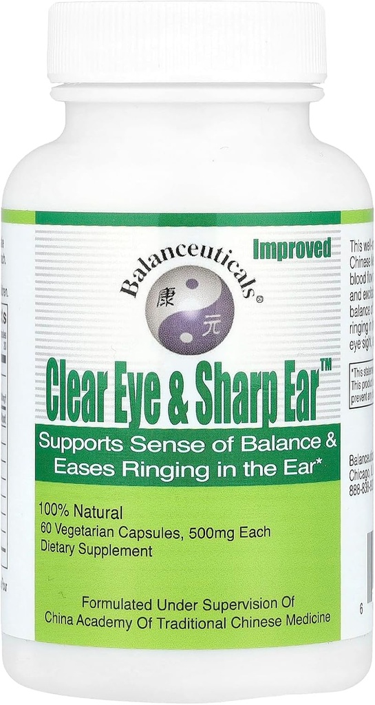 Ojo claro " Agarre del suplemento dietético cápsulas, 500 mg, 60 conteo de botella