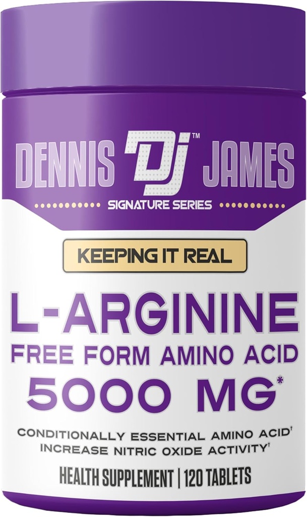 DENNIS JAMES Signature Series L-Arginine 5000mg TEN120 Tablet Silencio 60