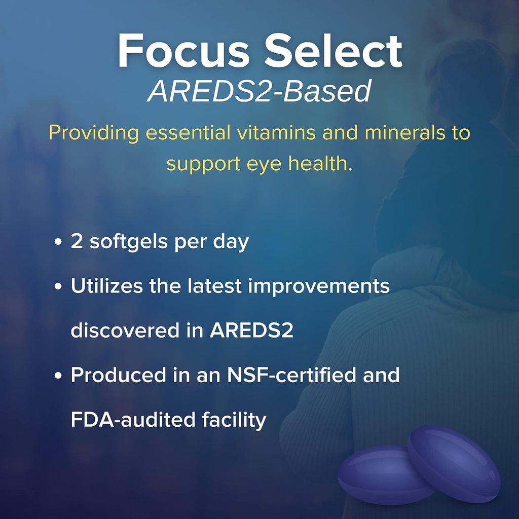 Focus Select AREDS2 Based Eye Vitamin-Mineral Supplement