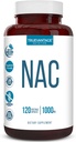 Suplemento NAC (N-Acetyl Cysteine) - 1000 mg-Apoyo Antioxidante - Promueve Salud y Detoxificación del hígado - Boosts Lung and Immune Health - Vegetable Capsules - 120 Conde - 60 Serviciones