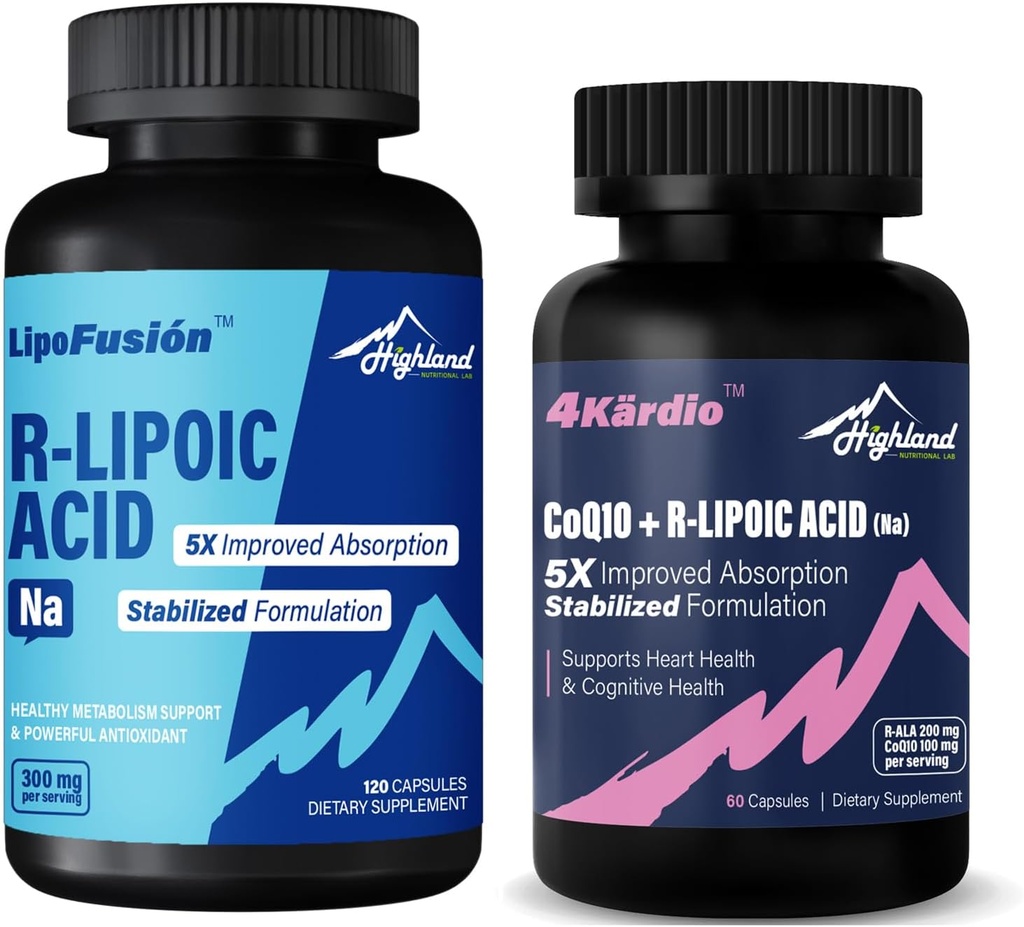 R-Lipoic Acid (Na) + CoQ10 and R-Lipoic Acid (Na) Bundle