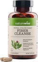 NatureWise Total Colon Care Fiber Cleanse - Natural Laxative Blend - Herbal Laxatives, Prebiotics, " Enzymes for Regularity, Digestion, Weight & Gut Health - Non-GMO - 60 Capsules[30-Day Supply]