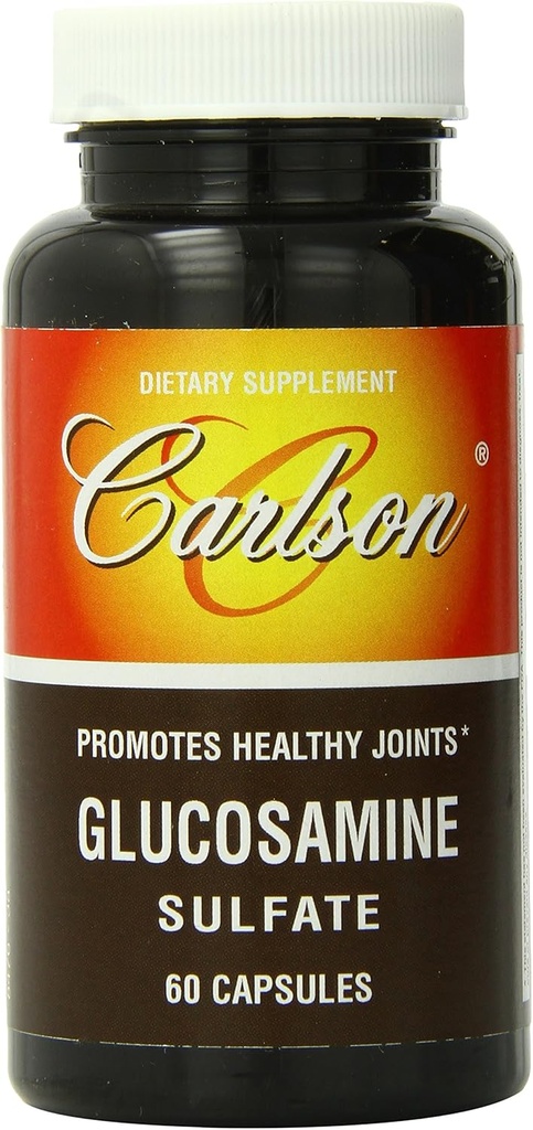 Carlson Labs Glucosamine Sulfate, 750mg, 60 cápsulas