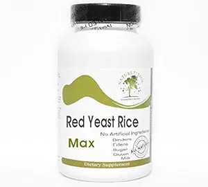 Rice de levadura roja Max ~ 90 cápsulas - No aditivos ~ Suplementos de la naturaleza