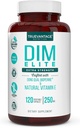 DIM Suplemento 250mg (Diindolylmetano)-Plus Dong Quai, Vitamina Natural E &amp; BioPerine - Apoyo Alivio de la menopausia &amp; Acné hormonal - Soporte de equilibrio hormonal para mujeres y hombres-veggie Caps