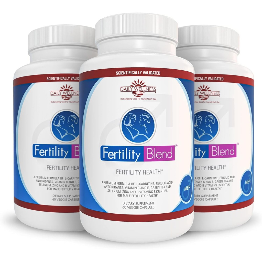 Daily Wellness for Men – Men's Wellness Supplement with Vitamins, Minerals & Antioxidants – 60 Capsules, 3 Packs