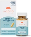 Uqora Defend - Urinary Tract Health Supplement - Support Bladder Health & Cleanse Biofilm* with D-Mannose, Green Tea Extract, Turmeric Extract &amp; More - Gluten-Free - 60 Capsules (30-Day Supply)