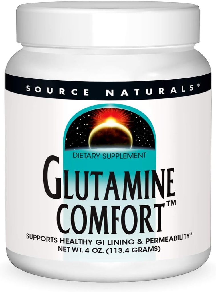 Fuente Naturals Glutamine Comfort, soporta el Lining y la Permeabilidad de GI saludable*, 4 Unce Powder