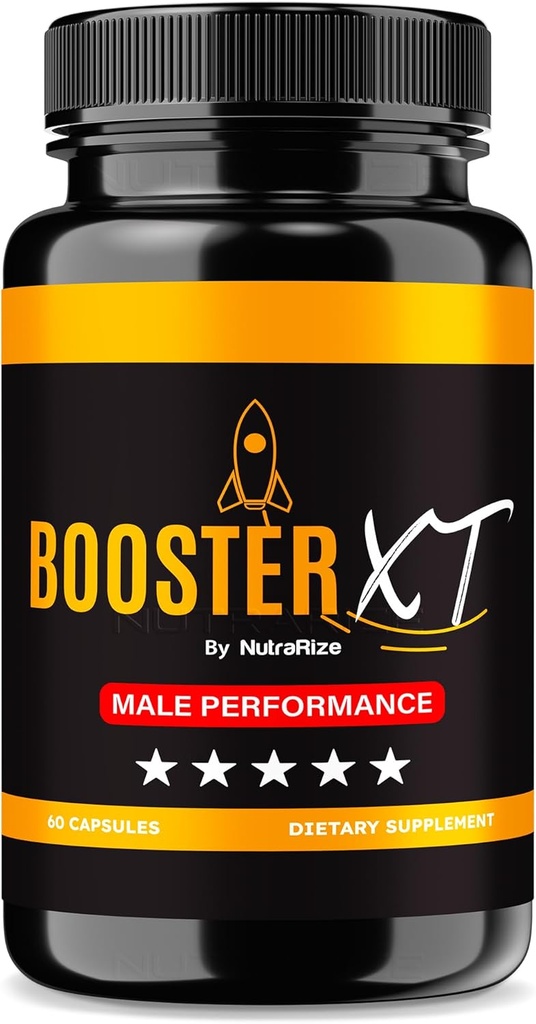 NutraRize Booster XT for Hombre, Male Enhancing Capsules, Premium Formula to Support Daily Energy &amp; Peak Performance, Multivitamin Pills for General Health, BoosterXT Reviews (60 cápsulas)
