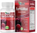 America Medic &amp; Science FertiliMax, Fertility Supplements for Women, Supports Reproductive Health & Fertility Treatment, with Folate, CoQ10, DHEA, Iron, Selenium, 90 Capsules