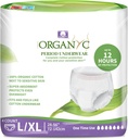 Organyc Certified Organic Cotton Disposable Periodo Ropa interior para la piel sensible 12 horas Protección completa