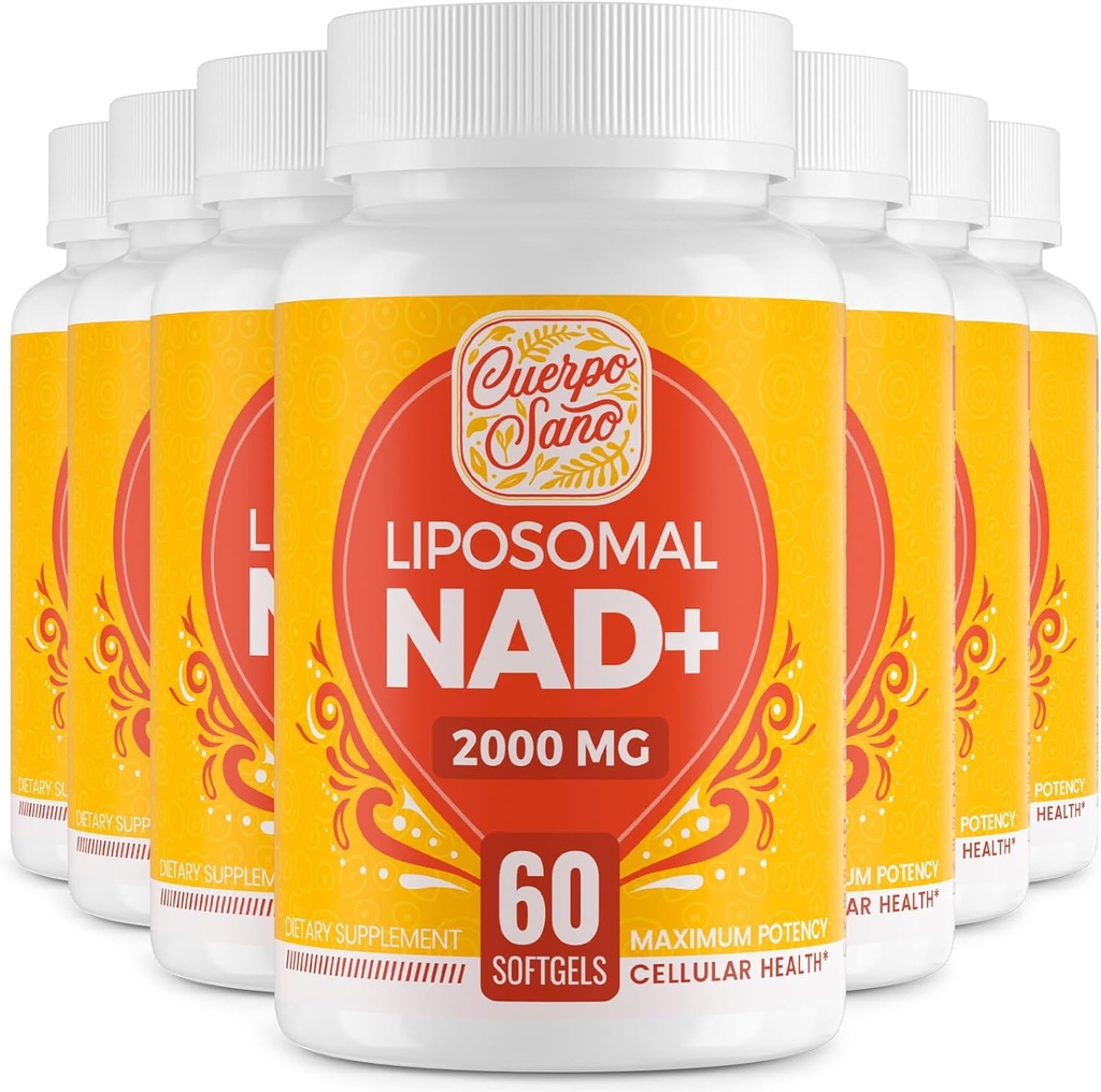 2000 MG NAD Supplement, Liposomal NAD+ with High Absorption, More Efficient Than Nicotinamide Riboside, Pure &amp; Plus Boosting Supplement, Aging Defense, Metabolism & Cellular, 480 softgels