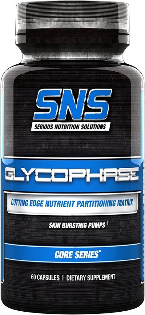 Solución de nutrición grave Glycophase Suplemento dietético cápsulas, 120 cápsulas vegetales