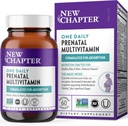 New Chapter Prenatal Vitamins, One Daily Prenatal Multivitamin with Methylfolate + Choline for Healthy Mom & Baby, Gluten Free " Non-GMO, 60 Count