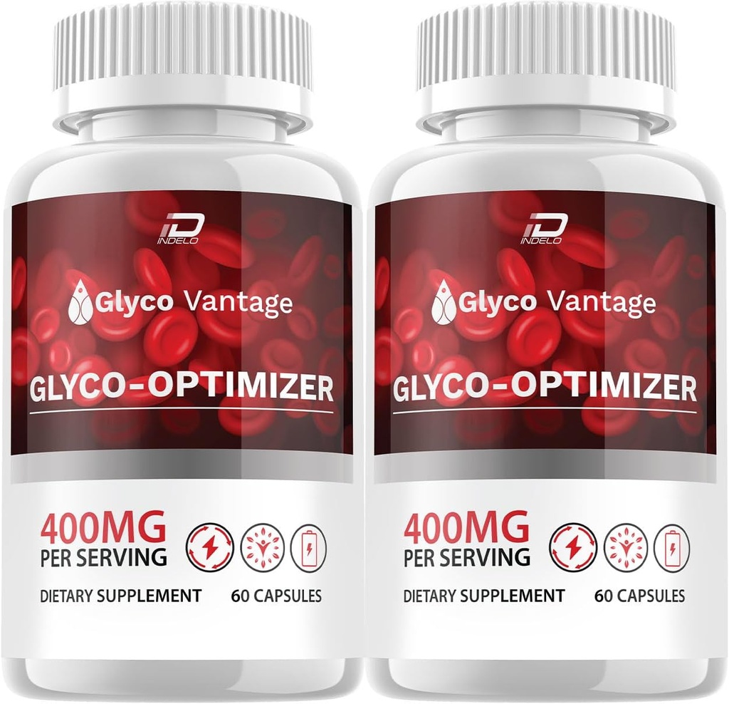 Glyco Vantage Capsules - GlycoVantage Advanced Supplement, All Natural Formula to Maintain Healthy Levels, Maximum Strength Daily Formula, Glyco Ventage Capsules Reviews (2 Pack - 120 Capsules)