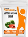 BulkSupplements.com Watermelon Juice Powder - de Watermelon Fruit, Fruit Powder, Hydation Supplement - 700mg per Serving, 500g (1.1 lbs) (Pack of 1)