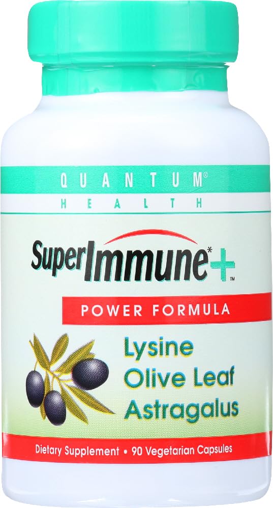 Quantum Health, Super Immune Vegetarian Capsule, 90-Count Packages (Pack of 2)