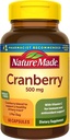 Nature Made Cranberry Supplement 500mg with Vitamin C for Immune & Antioxidant Support, Cranberry Blend for Urinary Tract Health, One Per Day, 60 Capsules