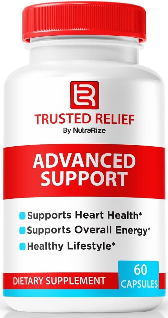 Trusted Relief Capsules, Official TrustedRelief Complete Support Pills, All Natural Formula for Stable Levels & Healthy Circulation, Premium Supplement Reviews (60 Capsules)
