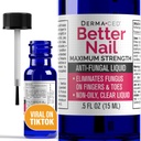 Mejor bobina - Tratamiento para hongos bajo " Alrededor de la bobina - máxima fuerza, 25% de solución anti fúngica para soporte de uñas, almacenamiento de uñas