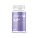 Celebrar las vitaminas Pelo, Esquí y uñas - 120 cápsulas