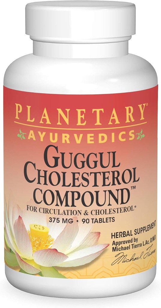 Herbals planetarios Guggul Cholesterol Compound Ayurvedic 90 Tablet