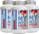antioxidante para perros - Soporte para perros - Booster - PET saludable - Suplemento - Booster para perros - 180 Treats (3 Botellas)