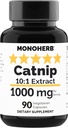 MONOHERB Catnip Extract 1000 mg - 90 cápsulas vegetarianas