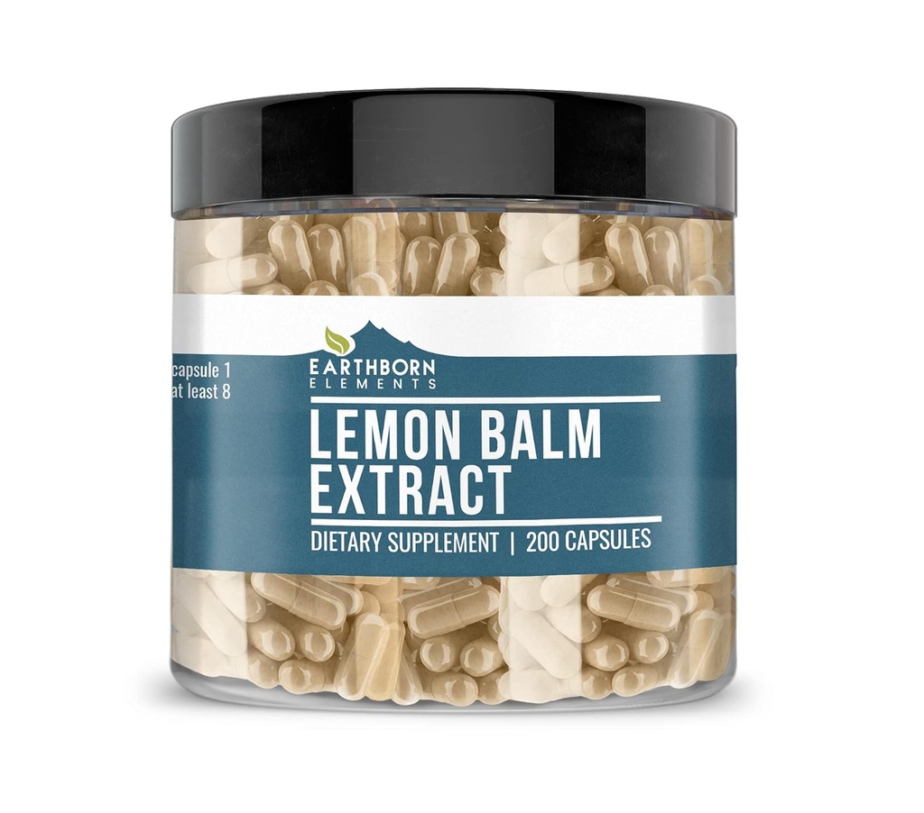Elementos terrestres Lemon Balm Extract, Puro " Undiluted, No Additives