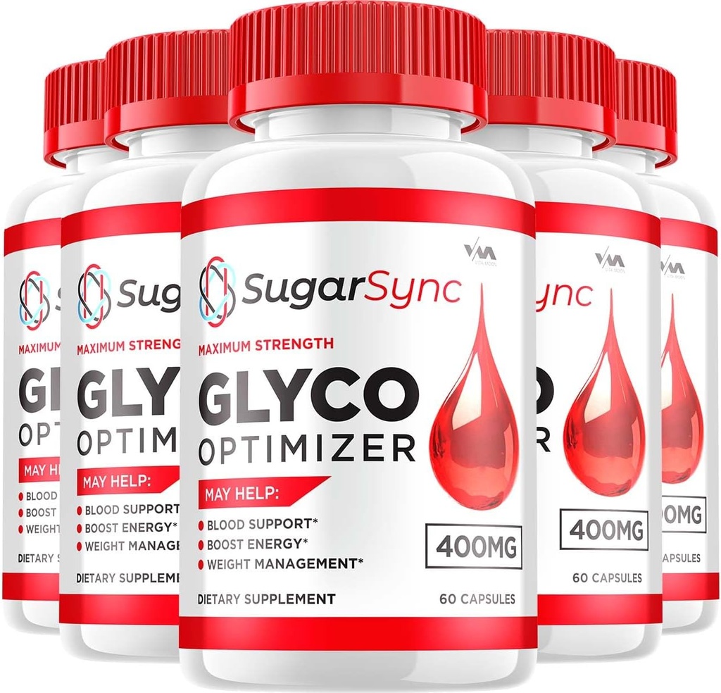 (5 Pack) SugarSync Glycogen – Sugar Sync Capsule Cleaner, Sugar Sync Pills, Advanced Formula for General Wellness, SugarSync Reseñas, 300 cápsulas