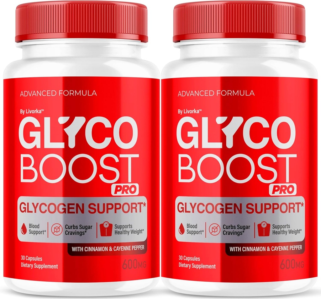 (2 Pack) Glyco Boost Pro Glyco Optimizer - Oficial GlycoBoost Pro Advanced Formula Blood Support Capsules, Glycoboost Pro Glycogen Supplement Pills Maximum Strength Todos los ingredientes naturales, 2 meses