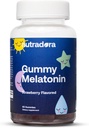 Melatonin Kids Sleep Gummies - Sleep Gummies for Children and Adults Help to Regulate Sleep, Wake Cycle, Relax, Enhance Sleep Excellence, Strawberry Flavor, Made in USA, 60 Gummies