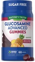 La verdad de la naturaleza Glucosamine Gummies  60 Conde ← Sugar Free ← Orange Pineapple Flavor ← No Gluten