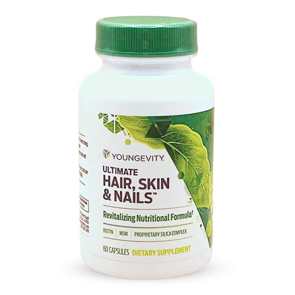 Youngevity Hair Skin and Nails Fórmula - 60 cápsulas...