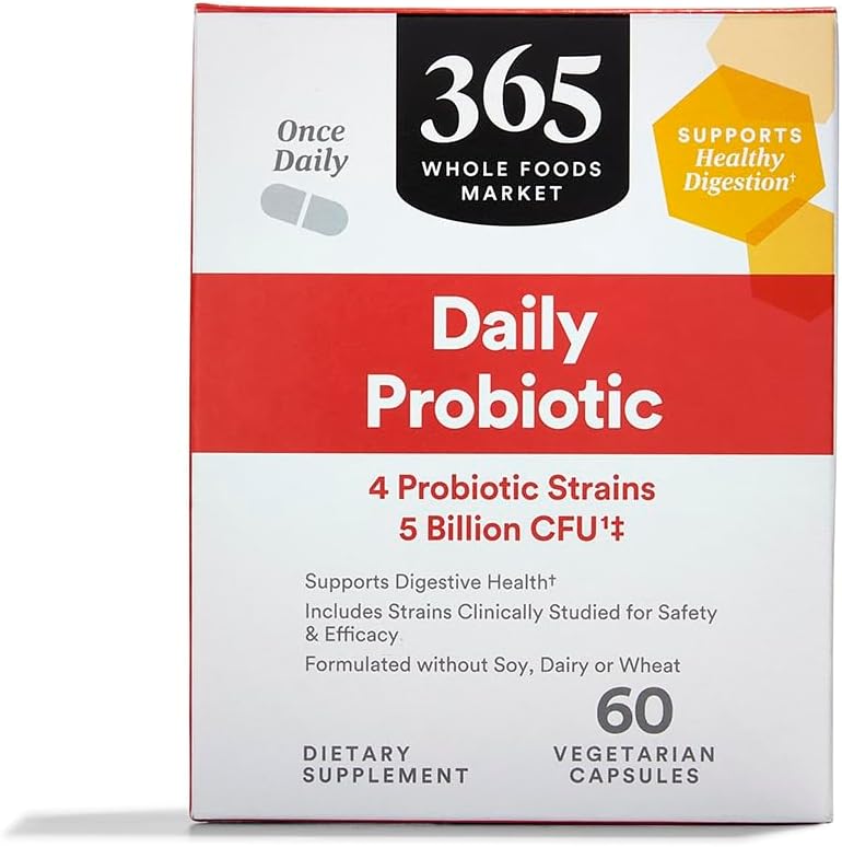 365 por Whole Foods Market, Daily Probiotic 5 Billion CFU, 60 ct