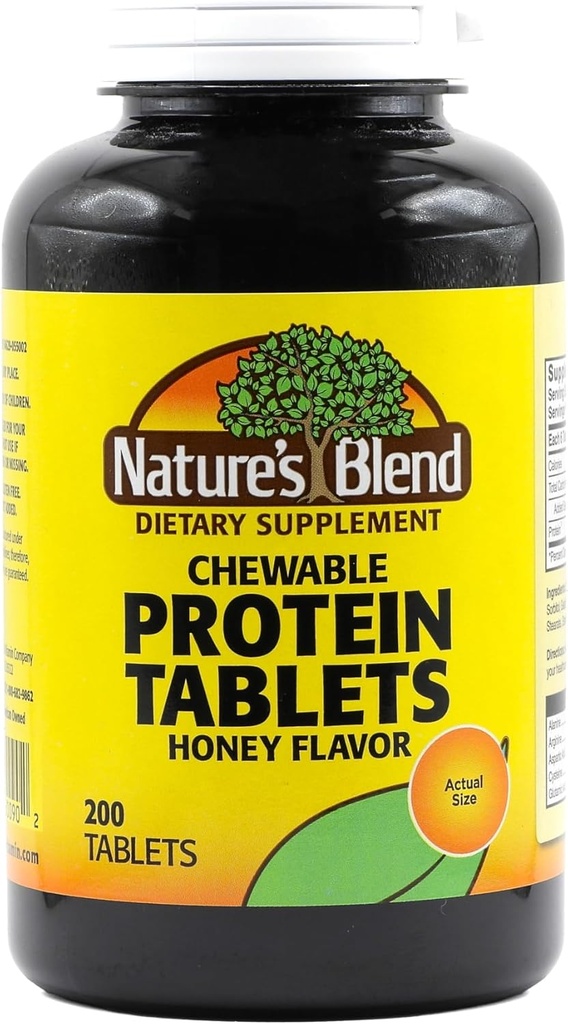 Natures Blend Protein Tablets Honey Flavor 200 Tablets