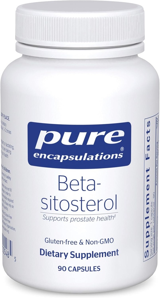 Pure Encapsulations Beta-Sitosterol tención Suplemento para Flujo urinario y Salud* TENIDO 90 Capsules