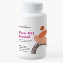Puro 40:1 Inositol - Myo + D-Chiro Suplemento Inositol - para Mujeres con Fertilidad, Esquía, Necesidades del Ciclo Menstrual - 1 Botella