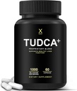 HUMANX TUDCA+ 1000mg Bile Salts Liver Support Supplement, Liver and Gallbladder Cleanse Supplement - Vegan, Non GMO - USA Made Easy to Swallow Capsules - Tauroursodeoxycholic Acid Suplementos