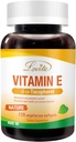 Lovita Vitamina E 400 U Softgels, Vitamina Natural E 268 mg (como D Alpha Tocopherol), Vitamina Vegan E para la piel sana, cabello, uñas &amp; soporte del sistema inmunológico, 120 Softgels vegetarianos