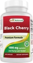 Mejores Naturales Cereza Negro 1000 Mg Capsule, 180 Conde
